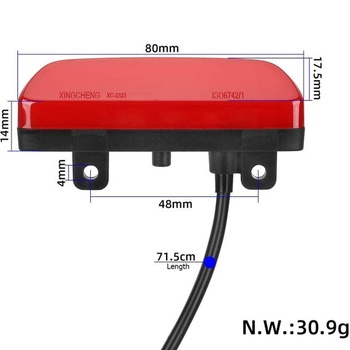 MyBESTscooter - Náhrada zadného svetla Kickscooter pre elektrickú kolobežku Xiaomi 4 Lite Gen2