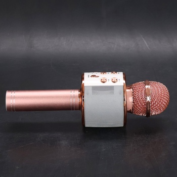 Mikrofon pro děti, Bluetooth karaoke mikrofon dárky pro děti hračky dívky, přenosný dětský mikrofon