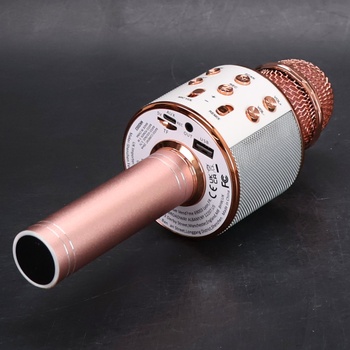 Mikrofon pro děti, Bluetooth karaoke mikrofon dárky pro děti hračky dívky, přenosný dětský mikrofon