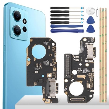 Nabíjací port YHX-OU pre Xiaomi Redmi Note 12 4G Dock Connector Port Nabíjací port Mikrofón Audio