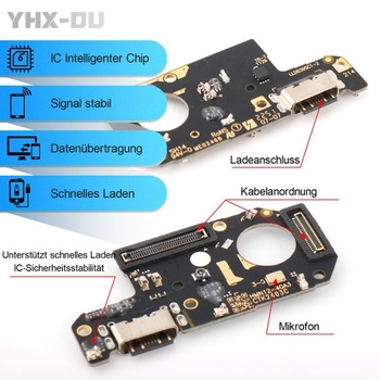 Nabíjací port YHX-OU pre Xiaomi Redmi Note 12 4G Dock Connector Port Nabíjací port Mikrofón Audio