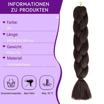 Doplňky do vlasů YUFEIHE 60 cm