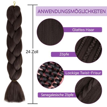 Doplňky do vlasů YUFEIHE 60 cm