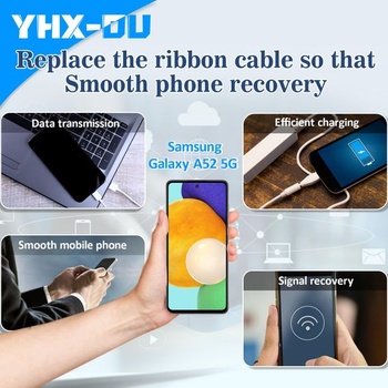 YHX-OU 6,5'' pre Samsung Galaxy A52 5G SM-A526 SM-A526B SM-A526U Flex kábel základnej dosky +