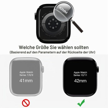 Pouzdro JETech Bling pro Apple Watch Series 11/10 42 mm, černé