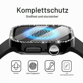 Pouzdro JETech Bling pro Apple Watch Series 11/10 42 mm, černé