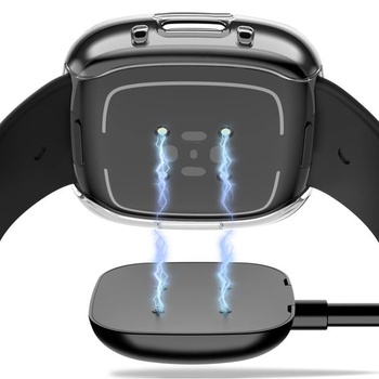 Ochranné pouzdro Vancle 3 kusy kompatibilní s Fitbit Versa 4/Fitbit Sense 2, ultratenké TPU pouzdro
