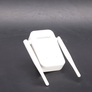COMFAST WiFi zesilovač, WiFi opakovač s 300 Mbps, 2 anténami a tlačítkem WPS, indikátorem signálu,