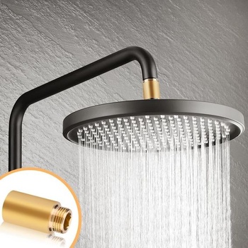 2 mosadzné predlžovacia armatúra na kohútik 1/2 palca x 80 mm, závitové predĺženie DN15, 1/2