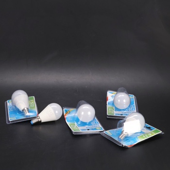 EXTRASTAR LED žiarovka E14 teplá biela G45 8W, 3000K, nestmievateľná úsporná žiarovka, balenie po 6