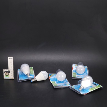 EXTRASTAR LED žiarovka E14 teplá biela G45 8W, 3000K, nestmievateľná úsporná žiarovka, balenie po 6