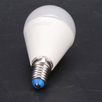 EXTRASTAR LED žiarovka E14 teplá biela G45 8W, 3000K, nestmievateľná úsporná žiarovka, balenie po 6