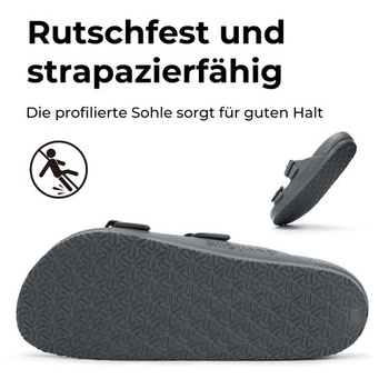 Šľapky SAGUARO EVA pre ženy a mužov, ľahké outdoorové šľapky, veľkosti 37-47 EU, 40 EU, šedé