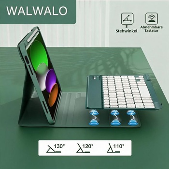 Zelený kryt s klávesnicí pro iPad A16 11. generace 2025/10. generace 2022