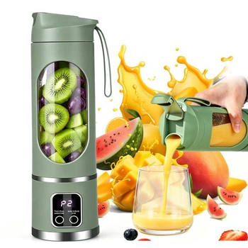 Přenosný mixér na smoothie, mini mixér na cesty 450 ml,…