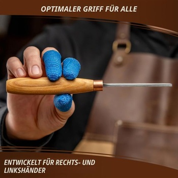 BeaverCraft Wood Carving V Gouge K12/02 - Ručné dláto na drevo - Kompaktný rezbársky nôž pre