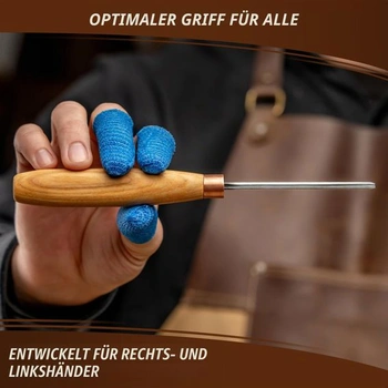 BeaverCraft Wood Carving V Gouge K12/02 - Ruční dláto na dřevo - Kompaktní řezbářský nůž pro