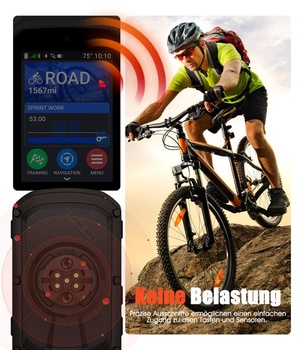 Silikónové púzdro kompatibilné s Garmin Edge 850/550 - čierne