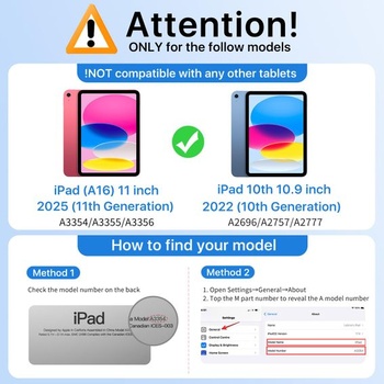 Puzdro MoKo pre iPad (A16) 11. generácia 11 palcov 2025 s držiakom na pero C-čierne