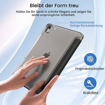 Puzdro MoKo pre iPad (A16) 11. generácia 11 palcov 2025 s držiakom na pero C-čierne