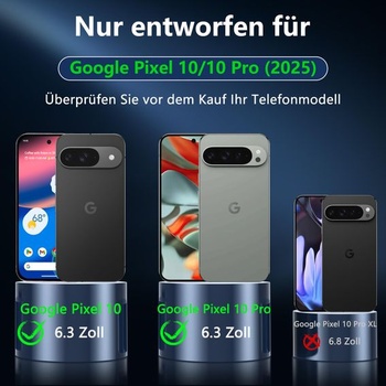 Puzdro OWKEY pre Google Pixel 10, Google Pixel 10 Pro s tvrdeným sklom [ochrana vojenskej úrovne]