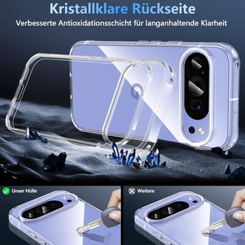 Puzdro OWKEY pre Google Pixel 10, Google Pixel 10 Pro s tvrdeným sklom [ochrana vojenskej úrovne]