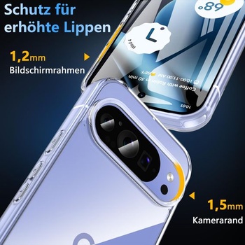 Puzdro OWKEY pre Google Pixel 10, Google Pixel 10 Pro s tvrdeným sklom [ochrana vojenskej úrovne]