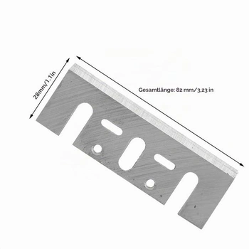 Dvojice hoblovacích nožů o průměru 3-1/4 palce (82x28x3 mm) pro hoblíky 1900B, KP0800, DW6655,