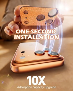 Ochranný kryt CloudValley pro iPhone 17 Pro Max, neviditelný a perfektně padnoucí 1:1, tvrzené sklo