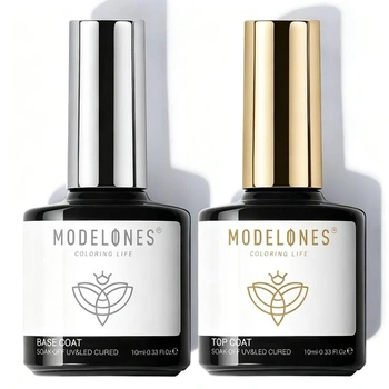 Modelones Base Coat Top Coat Gél UV LED sada lakov na…
