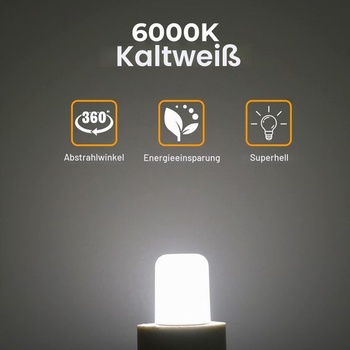 Žiarovka do chladničky E14 LED žiarovky, 2W ekvivalent 20W halogénové žiarovky, 170LM, 6000K studená biela