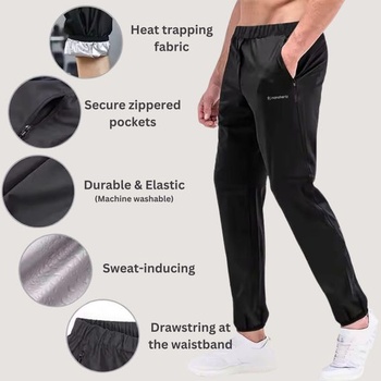 Tepláky Nano Hertz na hubnutí, saunu, spalování tuků, do posilovny, bez rukávů, fitness, sport,