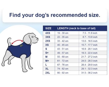 MPS Medical Pet Shirt Hund, oranžová, XXXXS