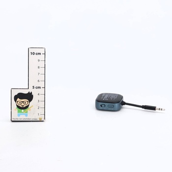 SOOMFON Bluetooth 5.3 vysielač s displejom, 2 v 1 Bluetooth vysielač/prijímač Splitter pre 2