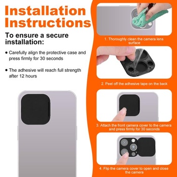 XIHIRCD 4dielny kryt s ochranou súkromia pre iPhone 14/15/16 Pro/Pro Max