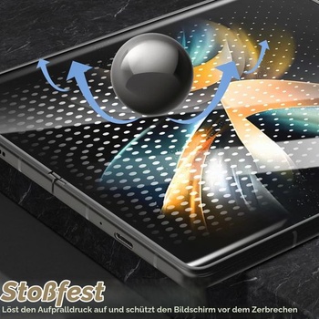 NEWZEROL Sada 3 ochranných fólií na displej kompatibilná s Samsung Galaxy Z Fold 4 5G, [podpora