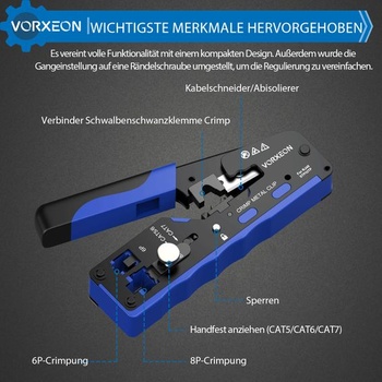 Krimpovacie kliešte VORXEON VOR090