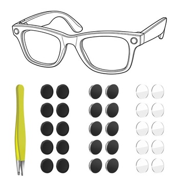 Súprava blokátorov svetla HiBloks pre Ray-Ban Meta Wayfarer/Skyler/Headliner Gen 2 a Oakley Meta HSTN,