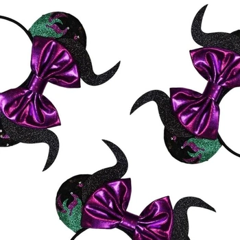 Čelenka Maleficent s motivem myši, na Halloween, cosplay, párty, dárek k párty 02