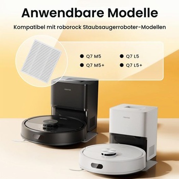 Príslušenstvo k robotickému vysávaču pre Roborock Q7 L5+, 4 náhradné HEPA filtre pre Roborock Q7