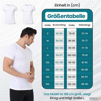 Pánske tielko s výstrihom do V – muscle shirt, veľkosť L, biele