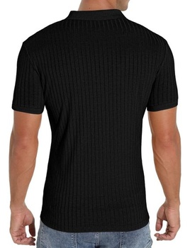 Pánske polo tričko s krátkym rukávom a zipsom PrinStory, golfové, voľnočasové, strečové, slim fit,