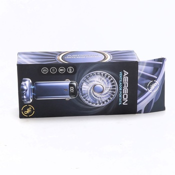 Prenosný ručný ventilátor, 5 rýchlostí, dobíjací cez USB, napájaný z batérie, skladací stolný
