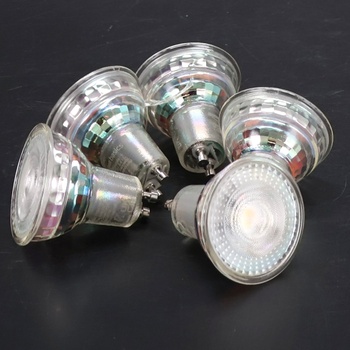 Amazon Basics Professional LED reflektor GU10, 3,7 W (ekvivalent 35 W), teplá biela, stmievateľný (6