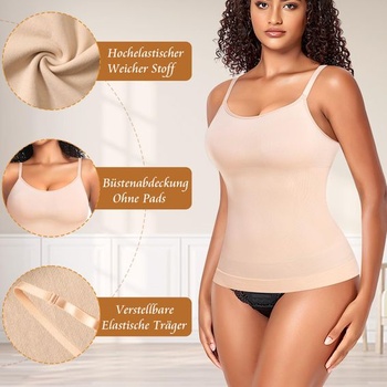 YARRCO Shape tielko dámske tielko na bruško, sťahovacia bielizeň, športové tielko, tvarujúce postavu,
