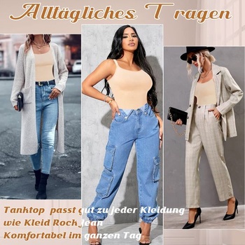 YARRCO Shape tielko dámske tielko na bruško, sťahovacia bielizeň, športové tielko, tvarujúce postavu,