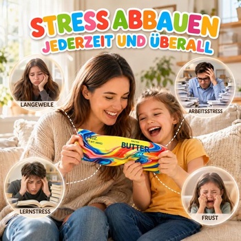 Maslová rozťahovacia hračka, PU rozťahovacia dúha s maslom