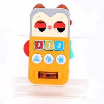 HOLA Owl hračka na mobil pro miminka 6-12 měsíců, učební a uklidňující režim, hudební hračka s
