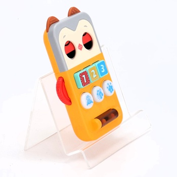 HOLA Owl hračka na mobil pro miminka 6-12 měsíců, učební a uklidňující režim, hudební hračka s