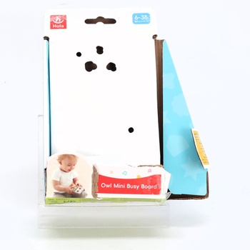 HOLA Owl hračka na mobil pro miminka 6-12 měsíců, učební a uklidňující režim, hudební hračka s